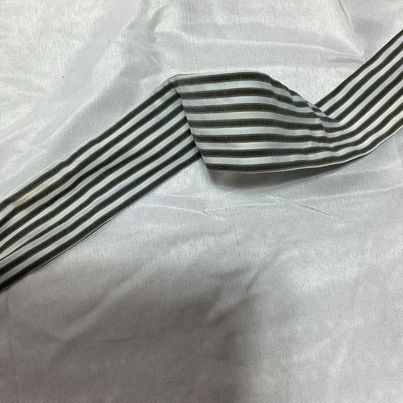 Michaels Black and White Striped Blouse - Picture 6 of 11